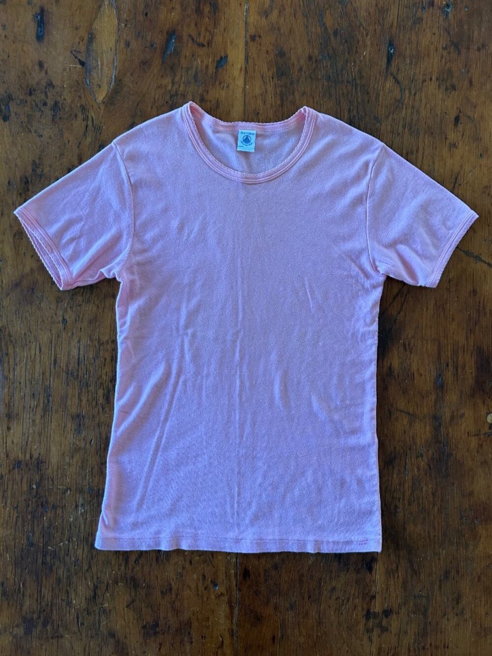 Petit Bateau white 100% cotton s/s tee shirt